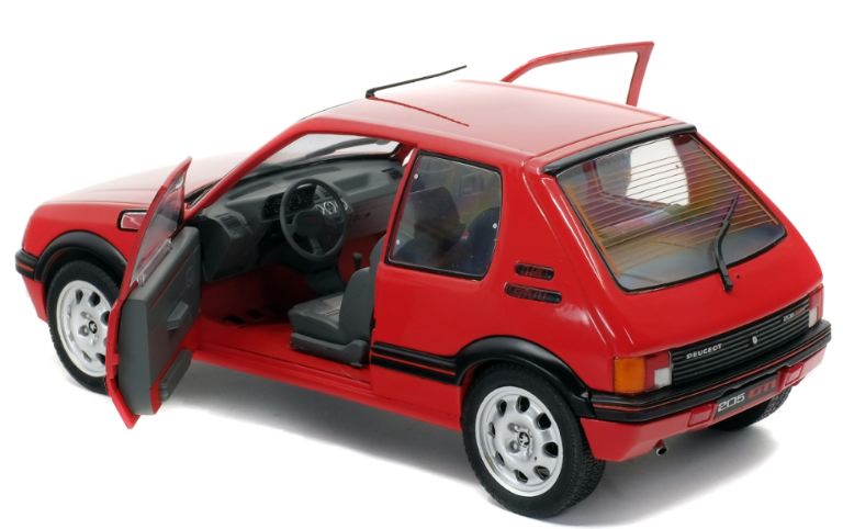 Peugeout 205 GTI 1.9L MK1 1988 1/18 rossa - SOL1801702 - immagine 7