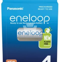 Stilo AA eneloop 1,2v 2000mAh NiMh 4pz con bassissima autoscarica - SAN148233