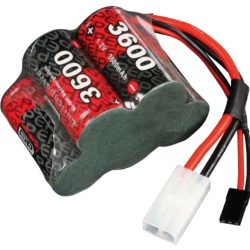 PACCO RX 6v 3600mAh NiMh   3+2 PER AUTO IN SCALA 1/5 - RBT-RX360