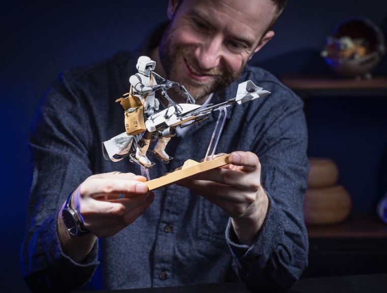 Speeder Bike Star Wars The Mandalorian 1/12 - REV6786 - immagine 10