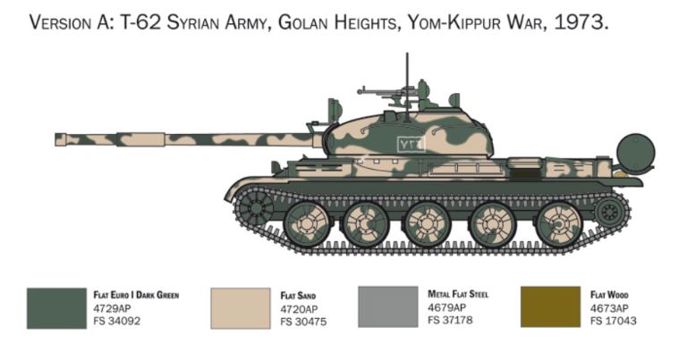 T-62 carro armato Sovietico 1/72 T62 - ITA7006 - immagine 3