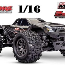 Mini Maxx nero Monster Truck Brushless BL-2s RTR 1/16 - TXX107154-1BK