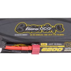 LiPo Bashing hardcase 2s 7,4v 6200mAh 100C deans Gens Ace - GEN622S100DGT