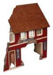 ROVINE CASA CON TETTO     1/24 ROSSA - TAMVS3102404