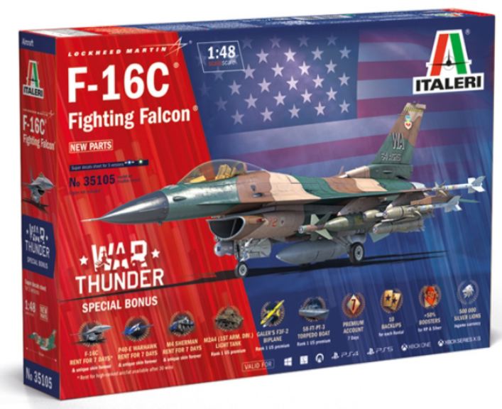F-16C Fighting Falcon 1/48 War Thunder F16C - ITA35105