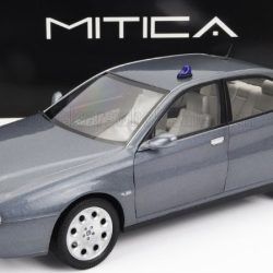 Alfa 166 2.4 JTD 1998 Grigio Nettuno metal Decals Esercito Italiano 1/18 - REVMIT200036
