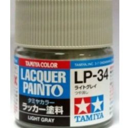 LP-34 LIGHT GRAY 1pz bottiglietta colore a smalto - TAM82134-1PZ
