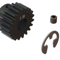 Pignone 19T modulo 1 foro da 8mm in acciaio - HORARA311039