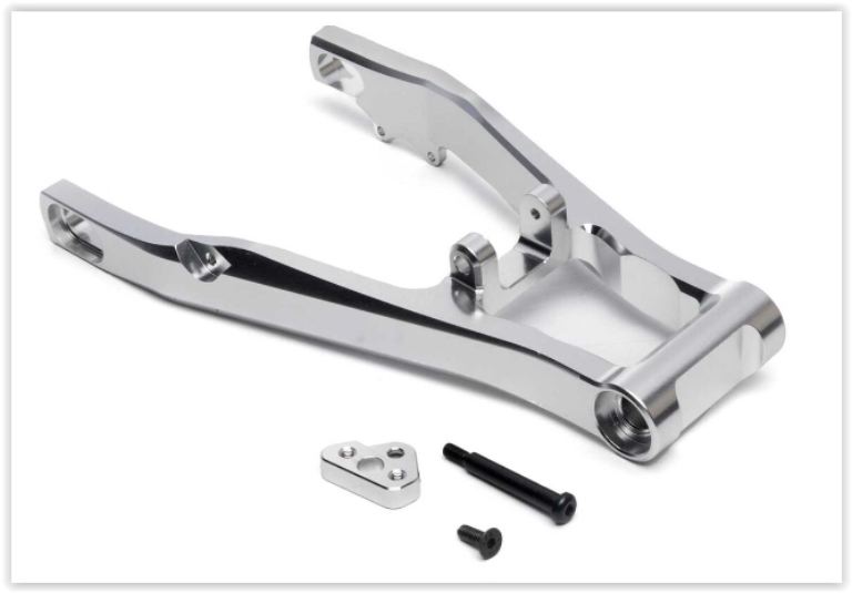 Promoto MX Losi braccio oscillante in alluminio colore argento - HORLOS364000