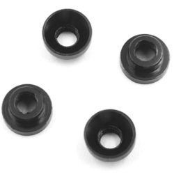 Boccole nere M3 in alluminio per fissaggio servi 4pz - GPEDYA-0577BK