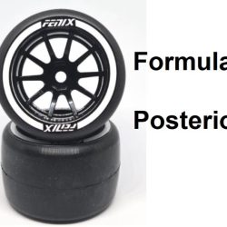 Coppia gomme posteriori Fenix F1 Tipo A 1/10 - FEN-F1-A-R