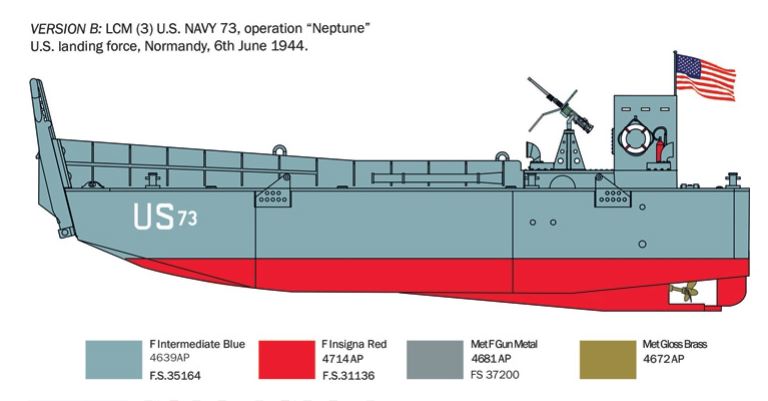 LCM-3 1/35 LCM3 mezzo da sbarco USA - ITA6755 - immagine 4