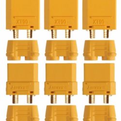 CONNETTORI XT90   3 COPPIE 6pz - CNDAM-630-3P