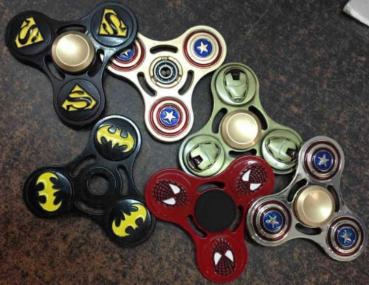 HERO METAL FIDGET SPINNER TROTTOLA DEI SUPEREROI - RADSP001