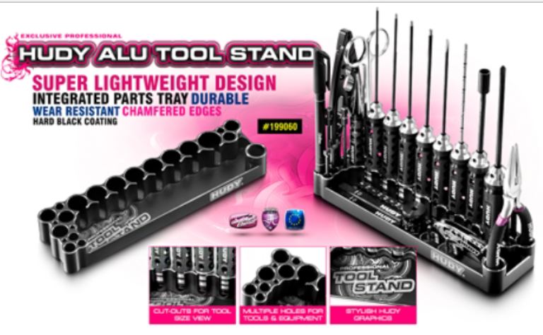 SUPPORTO IN ALLUMINIO HUDY PER UTENSILI HUDY ALU TOOL STAND - HUD199060 - immagine 3