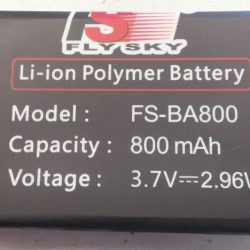 Batteria TX LiOn 1S 3,7v 800Mah - RADFS160