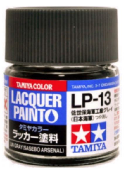 LP-13 IJN GRAY (SASEBO A.) 6pz bottiglietta colore a smalto - TAM82113