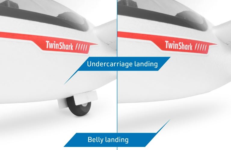 KAVAN moto aliante 304TS TwinShark 2700mm ARF - PELKAV02-8077 - immagine 10