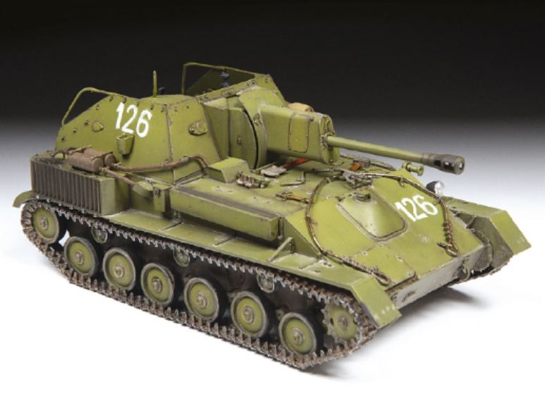 SU-76 Soviet Self Propelled 1/35 SU76 semovente d'artiglieria - ITAZS3662 - immagine 6