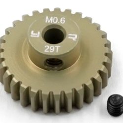 Pignone 29T foro 3,17mm modulo 06 1/10 indurito ideale per Tamiya TT - GPEDMG-06P29T