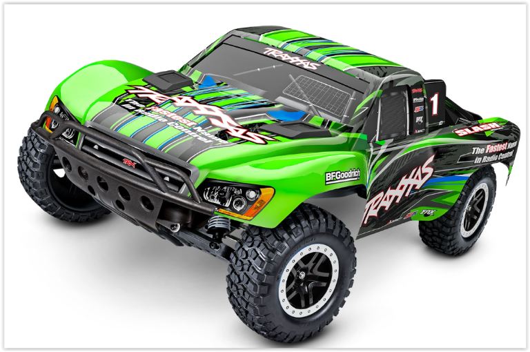 Traxxas Slash 2wd verde 1/10 Brushless BL-2s Short Course - TXX58134-4GRN