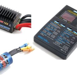 COMBO BRUSHLESS PER AUTO  1/18 MOTORE 18T E REGOLATORE 18Ah - GPEDHW-C-A2