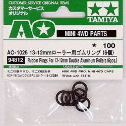 O-RING per rotelle 13-12mm 6pz Mini4wd - TAM94812