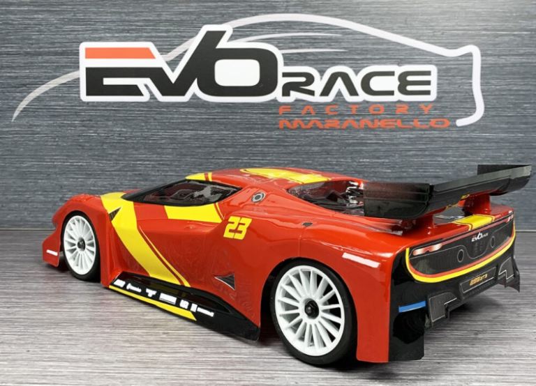 Carrozzeria Ferrari 296 GT3 190mm trasparente Evo Race