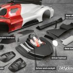 Kit estetico carrozzeria 499T LMH Ferrari 499P Specchietti non inclusi