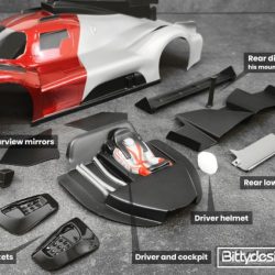 Kit estetico carrozzeria 499T LMH Ferrari 499P Specchietti non inclusi