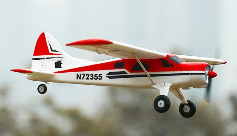 Beaver rosso 800mm 1/18 senza radio con motore regolatore e servi