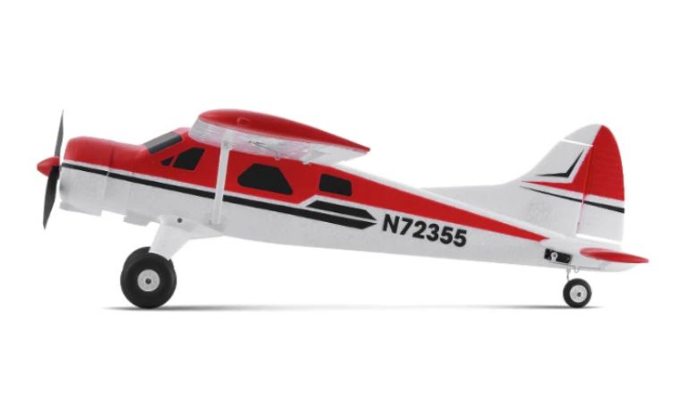 Beaver rosso 800mm RTF 1/18 con radio motore regolatore e servi