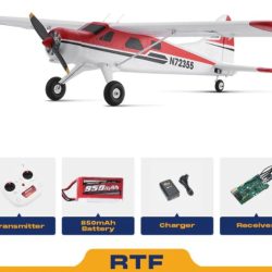 Beaver rosso 800mm RTF 1/18 con radio motore regolatore e servi