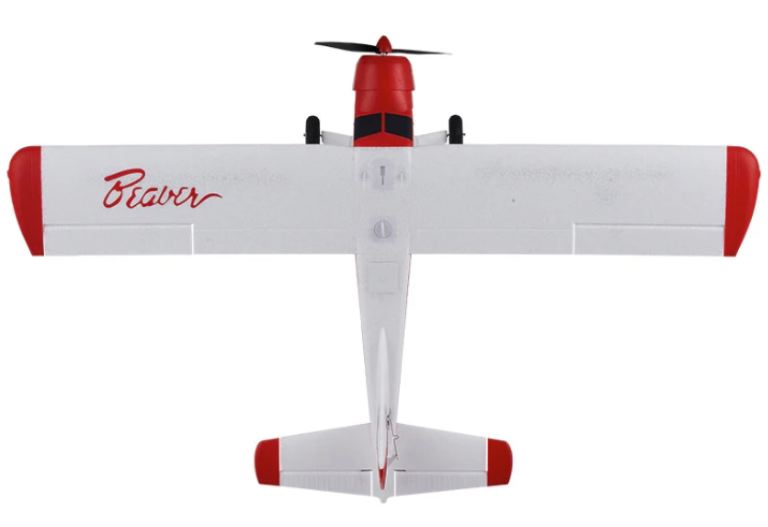 Beaver rosso 800mm RTF 1/18 con radio motore regolatore e servi