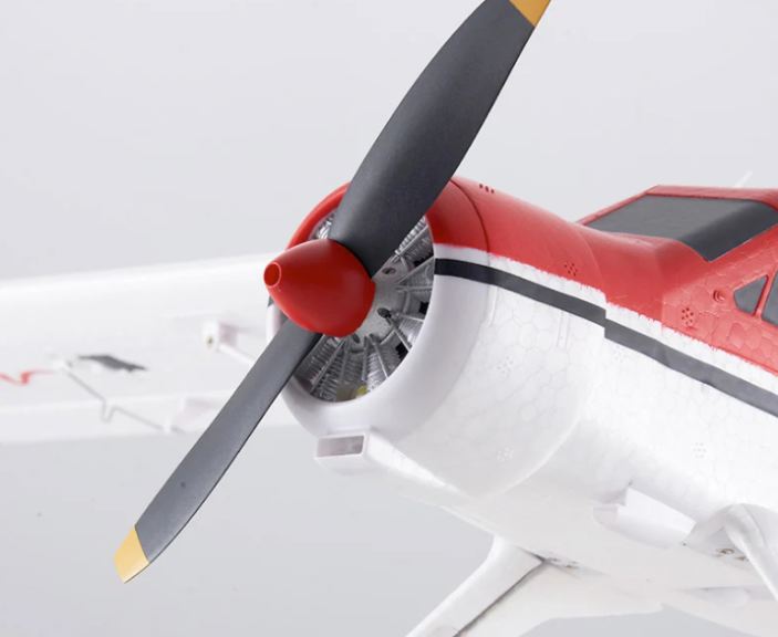 Beaver rosso 800mm RTF 1/18 con radio motore regolatore e servi