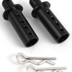 ESTENSIONI COLONNINE NERE 1/10 PER CARROZZERIE IN ALLUMINIO