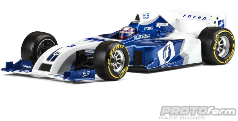 CARROZZERIA FORMULA 1 F26 1/10 TRASPARENTE DA TAGLIARE