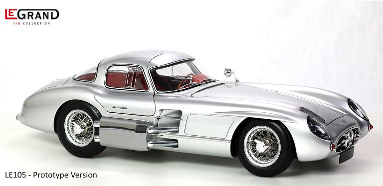 Mercedes Benz 300 SLR interni rossi Coupe 1/8 Le Grand in kit – LGRLE105