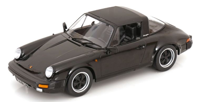 Porsche 911 SC Targa nera 1983 1/18