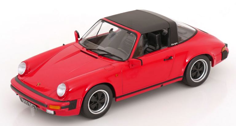 Porsche 911 SC Targa rossa 1983 1/18