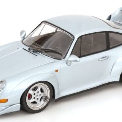 Porsche 911 (993) GT2 argento 1996 1/18 cerchi speedline