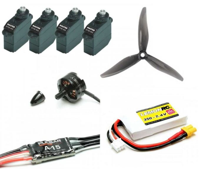 Set motorizzazione + LiPo per Ares indoor articolo 18410 – PCH17232