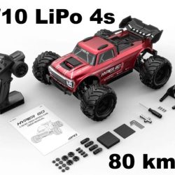Hyper GO Monster Truck rosso 1/10 Brushless 4WD RTR