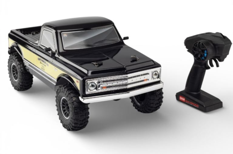 Crawler nero 1/10 montato con radio senza batterie – RBT-YK41015B