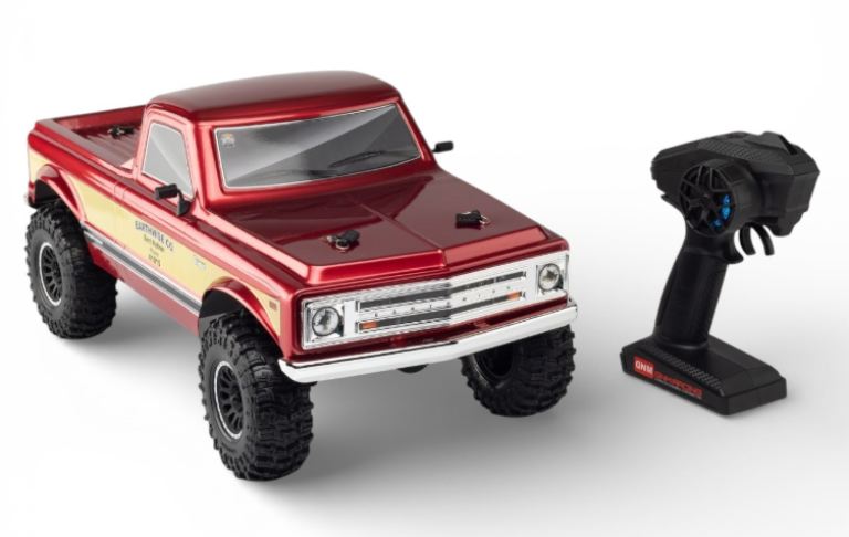 Crawler rosso 1/10 montato con radio senza batteria – RBT-YK41015C