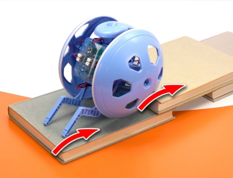 Educativo Rolling Robot con Telecomando IR a 2 Canali