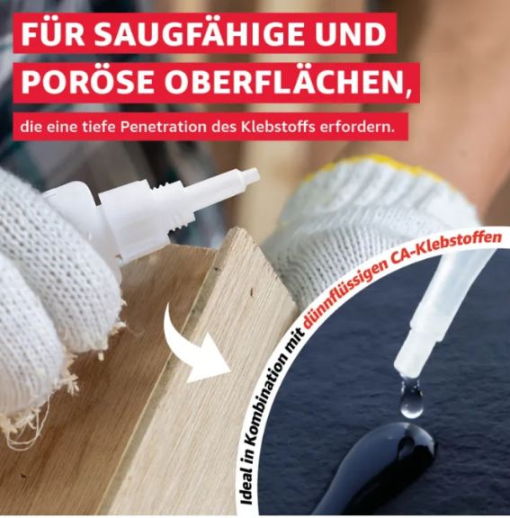 ATTIVATORE PER CIANOACRILATO 200ml PER MATERIALI ESPANSI