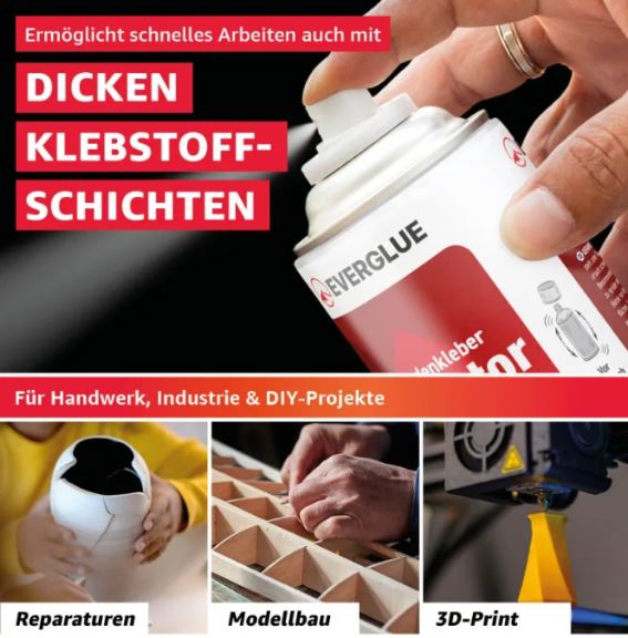 ATTIVATORE PER CIANOACRILATO 200ml PER MATERIALI ESPANSI