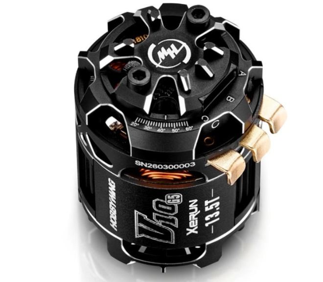Motore V10 G5 13.5T a sensori 4050kv Hobbywing Xerun