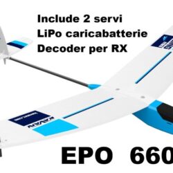 KAVAN Sling MINI 616mm EPO con 2 servi S.BUS/DSM2 decoder 1S LiPo